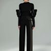 Tops Nafsika Skourti | Turtleneck With Couture Sleeves