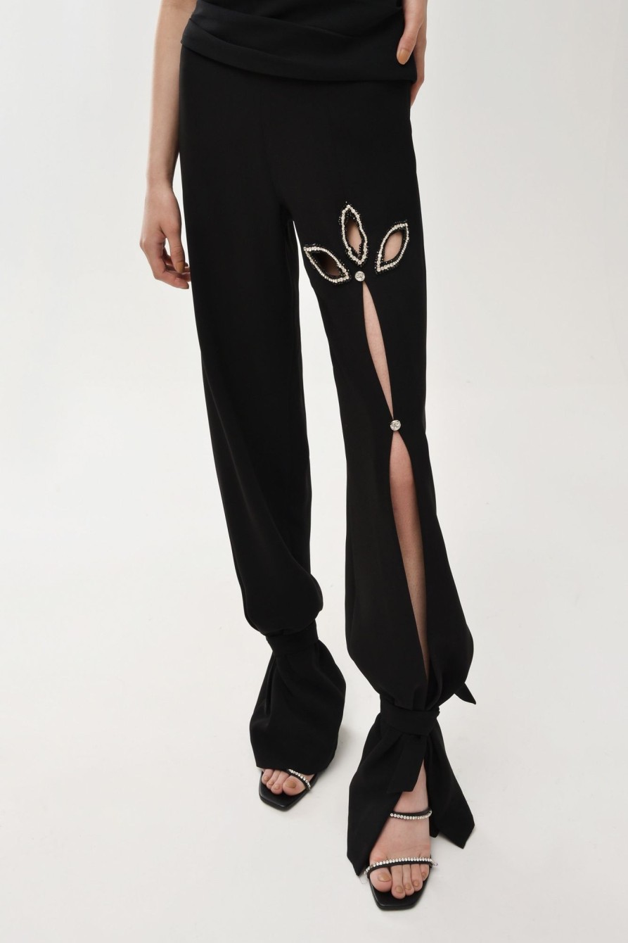 Bottoms Nafsika Skourti | Lotus Crystal Trousers