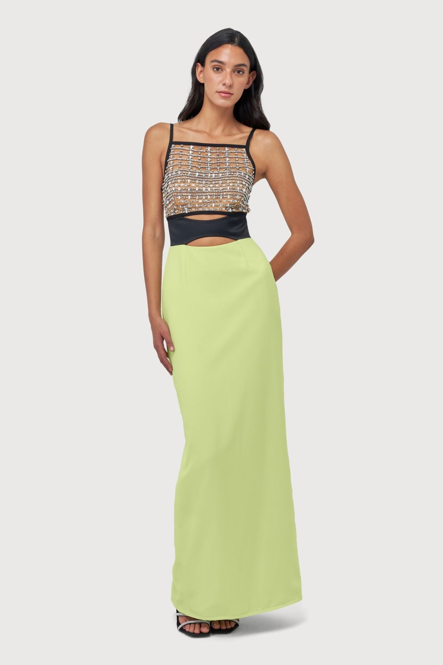 Dresses Nafsika Skourti | Crystal Duchess Slim Gown