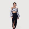 Tops Nafsika Skourti | Midnight Drama Crop Top