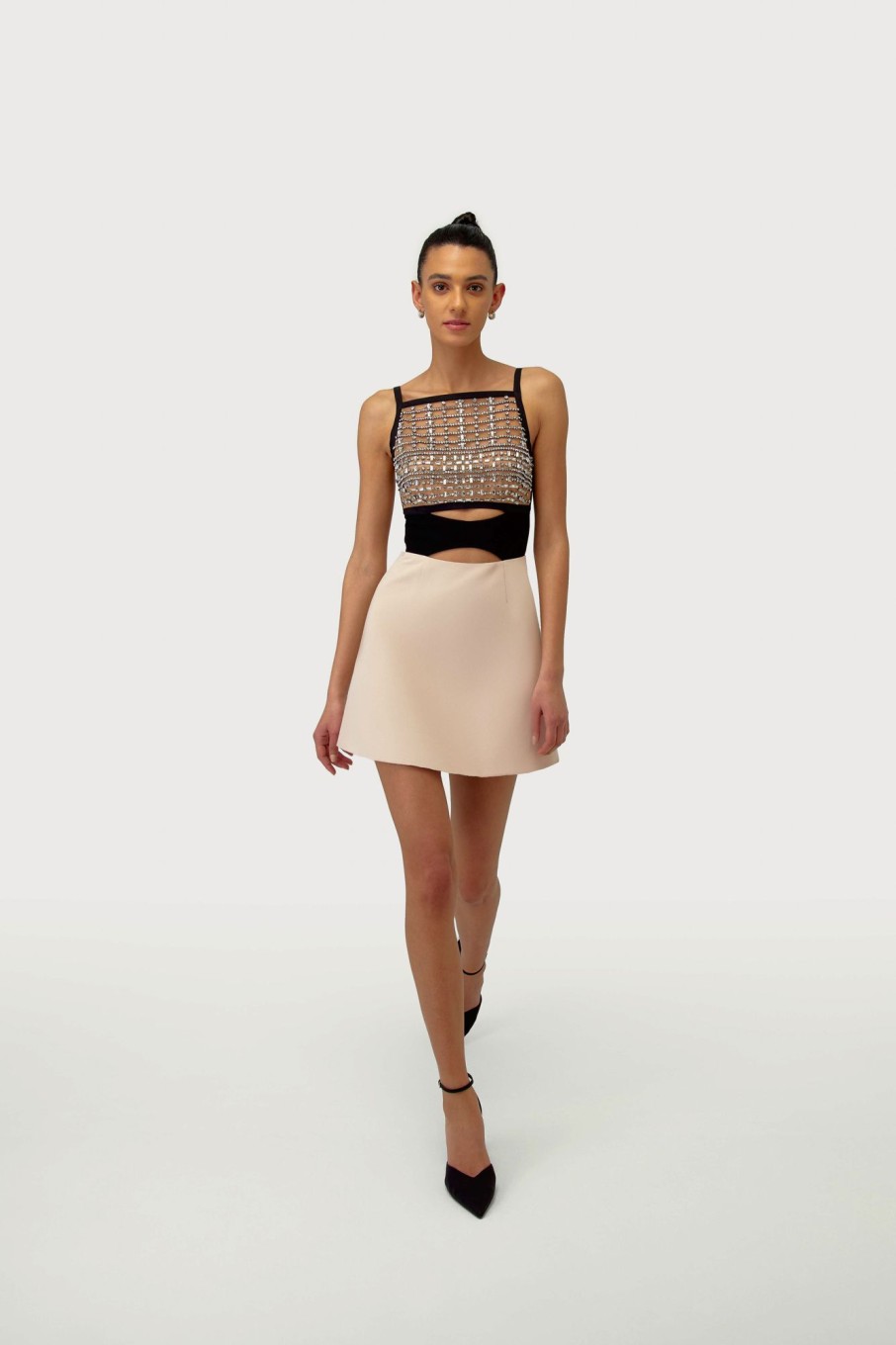 Dresses Nafsika Skourti | Crystal Duchess Mini Dress